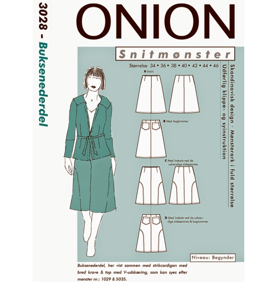 Onion 3028 Snitmønster